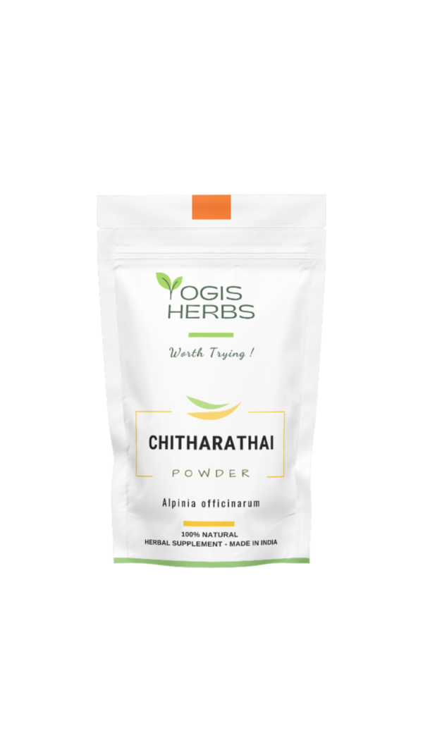 YOGIS HERBS Chitharathai Powder (Alpinia officinarum / Kulinjan)