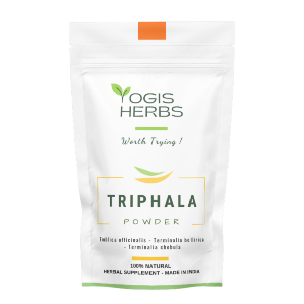 TriphalaPowder_pack Triphala Powder — Three Fruit Ayurvedic Blend | Digestive Reset & Full-Body Balance