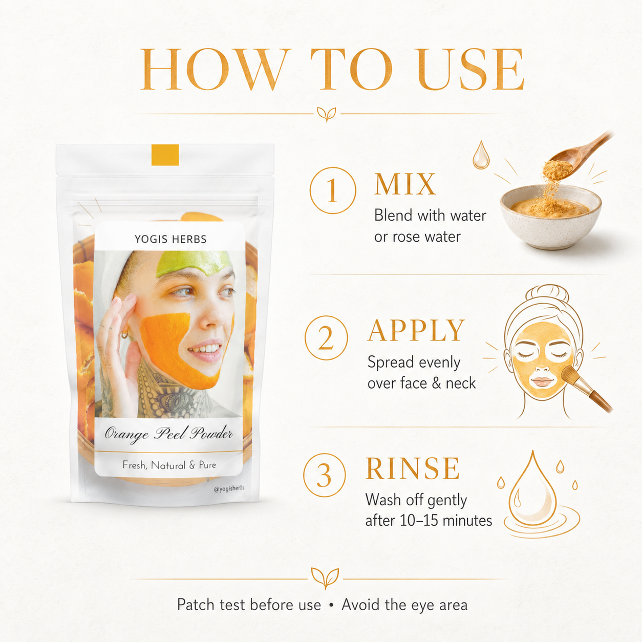 yogis herbs orange peel powder