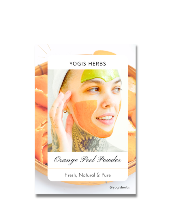 yogis herbs orange peel powder lifestyle image