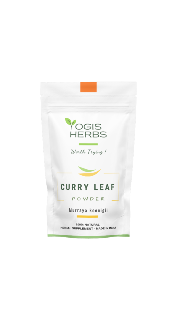 YOGIS HERBS Curry Leaf Powder (Karuveppilai / Murraya Koenigii / Surabhinimba