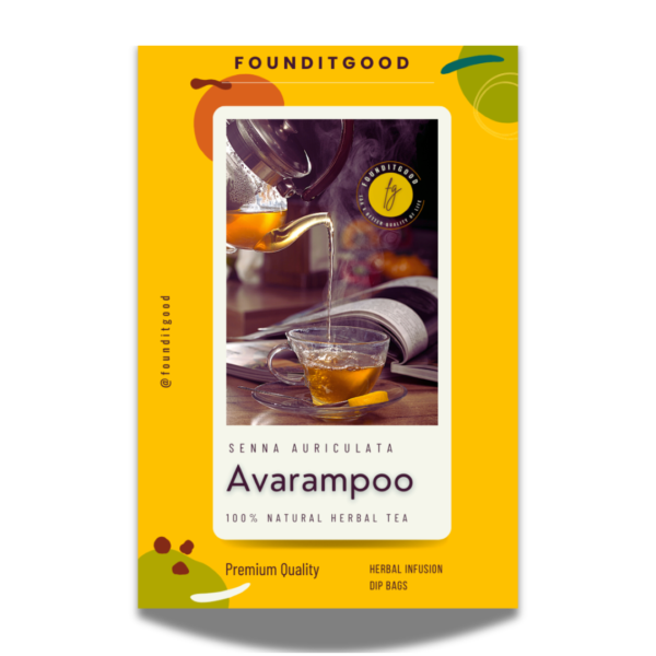 AvarampooTea_web FounditGood Avarampoo Tea (Senna auriculata) | Skin & Metabolism Herbal Infusion