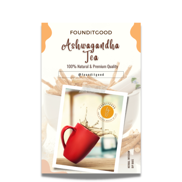 Ashwa-Tea_web.png FounditGood Ashwagandha Tea (Withania somnifera) | Strength & Calm Tea