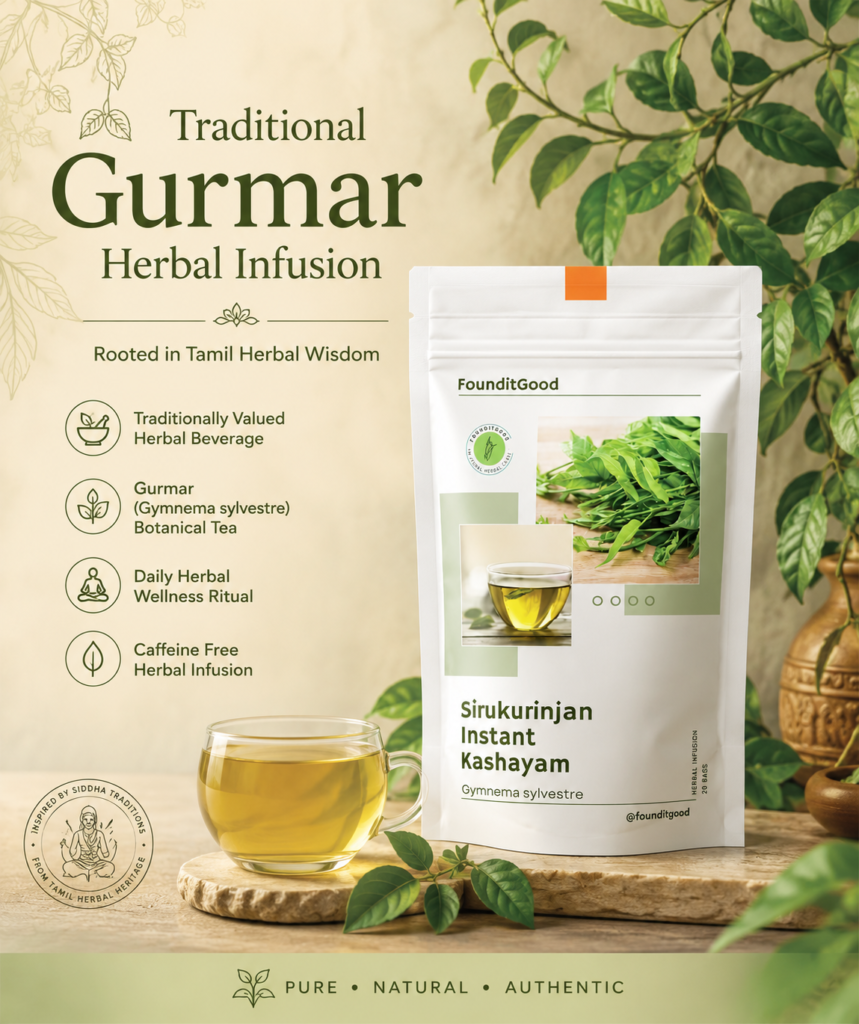 FounditGood Sirukurinjan Tea (Gymnema sylvestre) | Sugar Metabolism Support 1