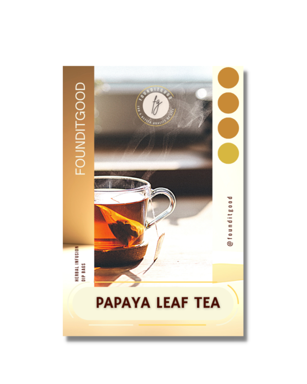 pappayaTea-web-1.png FiG Papaya Leaf Tea (Carica papaya) 100% Natural Herbal Infusion | Premium Quality | Fresh & Pure | Your Natural Boost for Immune Support!