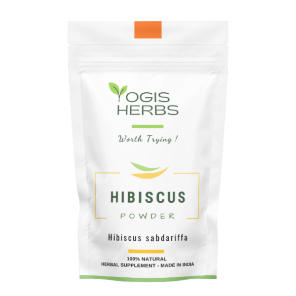 Hibiscus sabdariffa Powder_YH.Pack Hibiscus Powder ( Roselle / Hibiscus sabdariffa ) — Blood Pressure & Heart Support | YOGIS HERBS