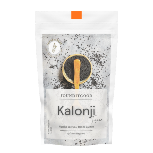 KalonjiTisane-1.png FounditGood Kalonji Tisane (Nigella sativa / Black Cumin / Karum Jeeragam) – Lightly Roasted Black Cumin Seed Tea for Metabolic Wellness, Digestive Ease & Inflammatory Balance – Traditionally Sourced