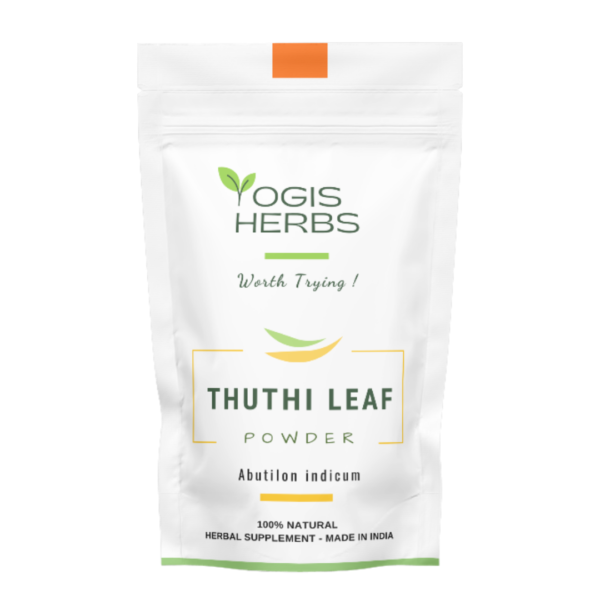 ThuthiLeafPowder_pack Thuthi Leaf Powder ( Atibala / Indian Mallow / Abutilon indicum )